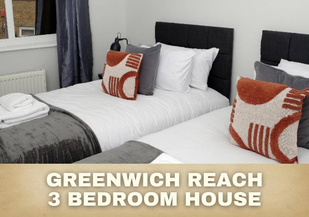 Apartmán 3-Bed House With Parking Near London O2 Exteriér fotografie